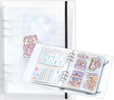 1Pcs A5 Sticker Storage Album,Sticker Organization Collecting Book Binder Sleeve