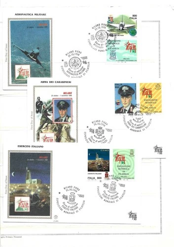 L24) No. 27 FDC Italy Republic 1998-2000 mixed editions