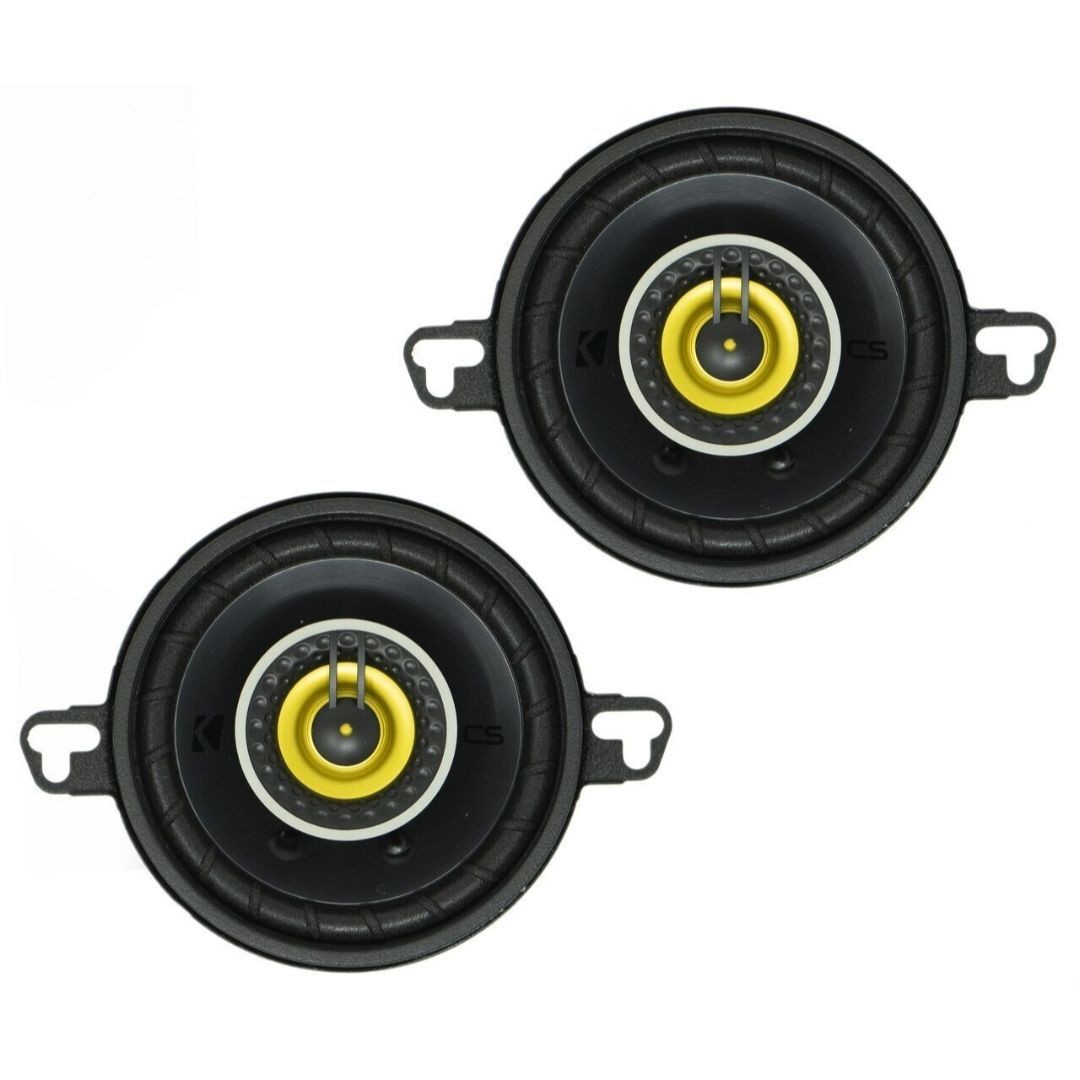 Kicker CSC354, CS Series 3.5" 2 Way Coaxial Car Speakers (46CSC354) Open Box