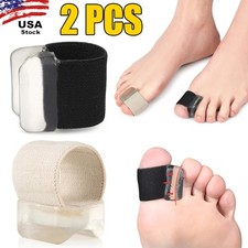 2pcs S/L Gel Toe Separators Silicone Toe Spacers for Foot Comfort Support Unisex