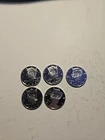 Kennedy Half Dollar 2000-S Proof Silver 90% Lot Of 5 Total