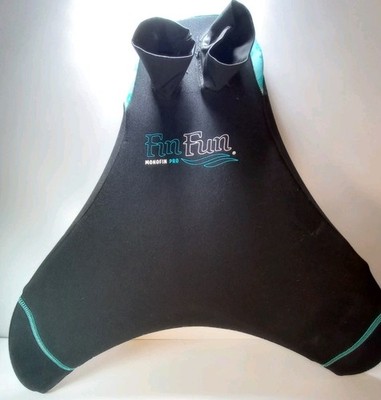 Fin Fun Mermaid Monofin Pro - Swim Fin Juniors size 11 - 7 Shoe Size