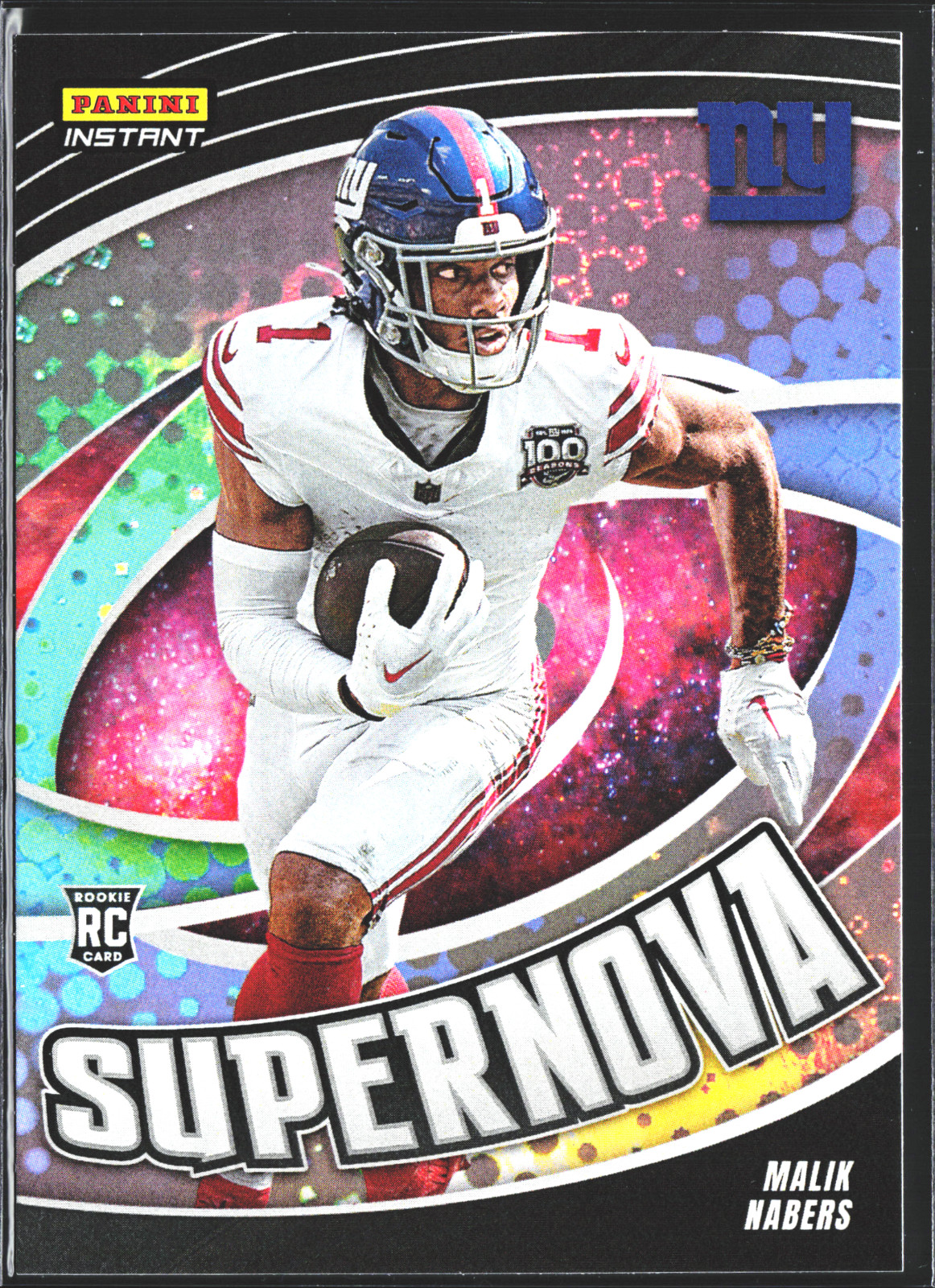 Malik Nabers 2024 Panini Instant Supernova LIMITED/451 (RC)