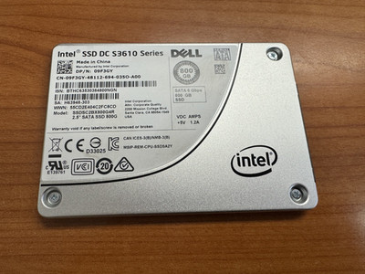 Intel DC-S3610 800GB 6Gb/s 2.5'' SATA III SSD SSDSC2BX800G4R  100% GOOD HEALTH
