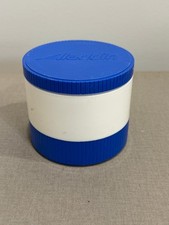 Vintage Aladdin Thermo Jar Royal Blue Urethane Foam Insulated USA Made