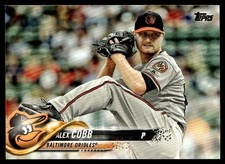 2018 Topps Alex Cobb Baltimore Orioles #420