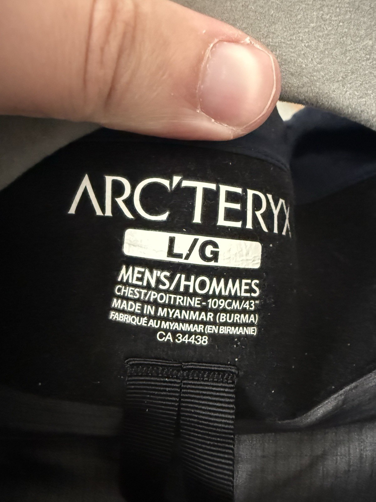 Giacca Arc'teryx Beta AR Large Tui