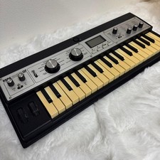 KORG microKORG XL Synthesizer Vocoder Working with Gooseneck Mic Japan used