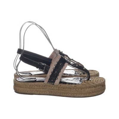 Alexander McQueen, Sandalen, Größe: 39 1/2, Beige/Schwarz/Pink, Damen #hWC