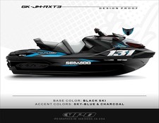 IPD Jet Ski Graphic Kit for Sea-Doo Gen-3 GTI, GTR, Wake & RXP-X (JM Design)
