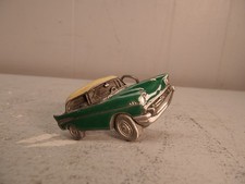 Vintage 1979 Bergamot Brass Works 57 Chevy Bel Air Green Belt Buckle
