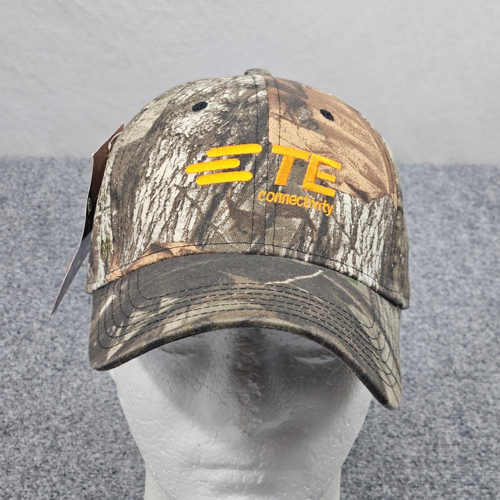 TE Connectivity Camo Cap Strapback Hat Camouflage… - image 1