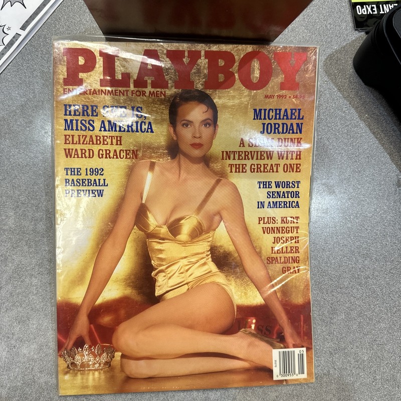 Playboy May 1992 - Miss America Elizabeth Ward Gracen - Michael Jordan Interview