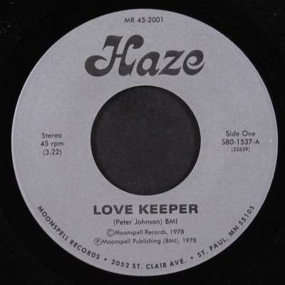 HAZE: Love Keeper / Ich Brauche Jemanden MOONSPELL 7'' Single 45 U/min