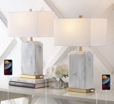 Jonathan Y Chloe 24.5 Ceramic LED Table Lamp ...