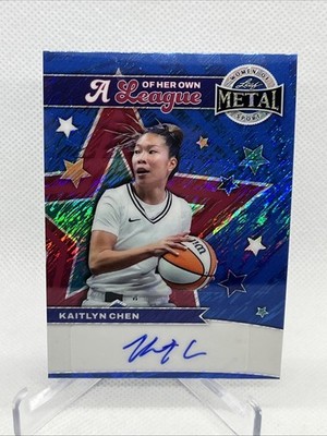 2025 Leaf Women Of Sport Kaitlyn Chen AUTO #2/2 A LEAGUE OF THEIR OWN LA-KC1