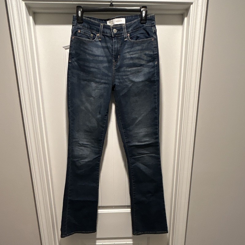 Signature by Levi Strauss & Co. Women’s Bootcut Dark Wash Jeans Sz 8L