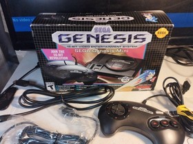 SEGA Genesis Classic Mini Console (MK-16000) Complete In Box & Tested 