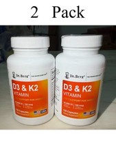 2 PACK-Dr. Bergs D3 & K2 Vitamin, 10,000 IU, ...