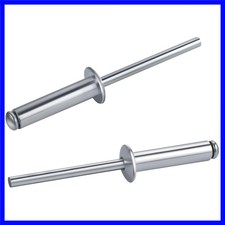 100-Pack Aluminum Blind Rivets 3/16'' x 1'' - Durable Fasteners for DIY Projects