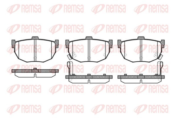 Bremsbelagsatz Scheibenbremse Remsa 0294.32 FüR KIA Soul AM 1 Crdi 128 Cvvt-image