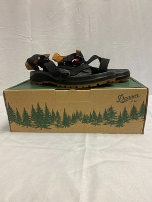 Danner Joseph Mens Midnight Leather Adjustable Strap Hiking Sandals Size 11