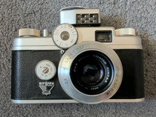 Vintage Argus C Four 35mm Film Camera Cintar 50mm f/2.8 Lens Working .