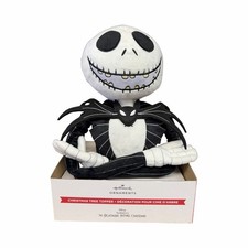 Hallmark The Nightmare Before Christmas Jack Skellington Plush Tree Topper 9.75"