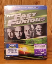 FF1: The Fast and the Furious Steelbook Blu-ray/DVD BB Exclusive OOP SEALED