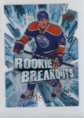2010-11 Upper Deck Rookie Breakouts 1/100 Taylor Hall #RB13 RC 1m8