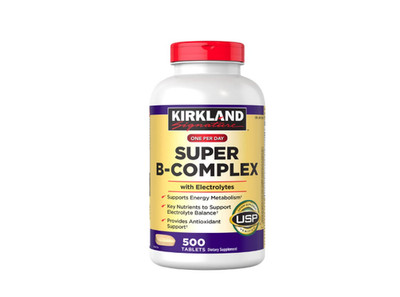 Kirkland Signature Super B-Complex + Electrolytes & Vit C 500 Tabs