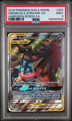 Greninja & Zoroark GX #201 from Unbroken Bonds ((2019)) – Pokémon card