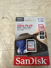 SanDisk - Ultra PLUS 128GB SDXC UHS-I Memory ...
