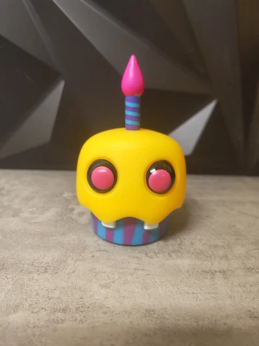 Funko Pop! Five Nights At Freddy's FNAF Blacklight Cupcake Figure LOOSE #381