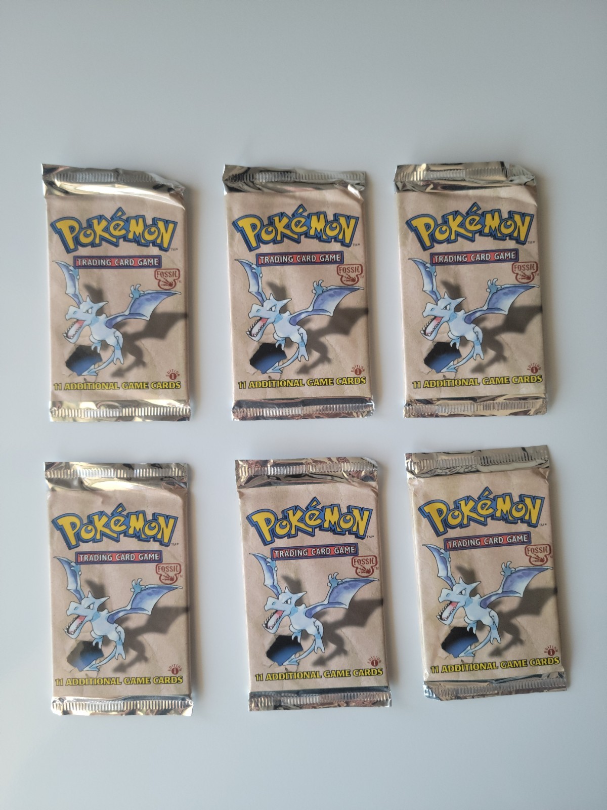 1999 Pokemon 1st Edition Fossil Booster Pack