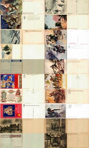 WW2-RSI-SOCIAL-REGIMENTAL MILITARY MILITARY MILITARY MILITARY lot 20 pieces-014A