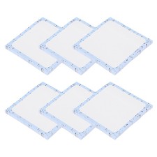 Sticky Notes Cute, 3x3", 6Pads, 300Sheets Sticky Notes, Cream Blue