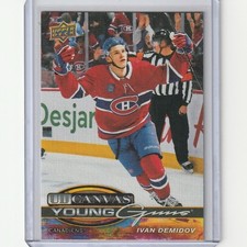 Ivan Demidov UD Canvas Young Guns Rookie 2025-26 Series 2 Hockey Canadiens C-231