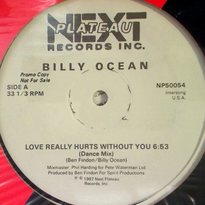 Billy Ocean, Love Really Hurts Without You, (12'', Promo), NM or M-, 3664401453