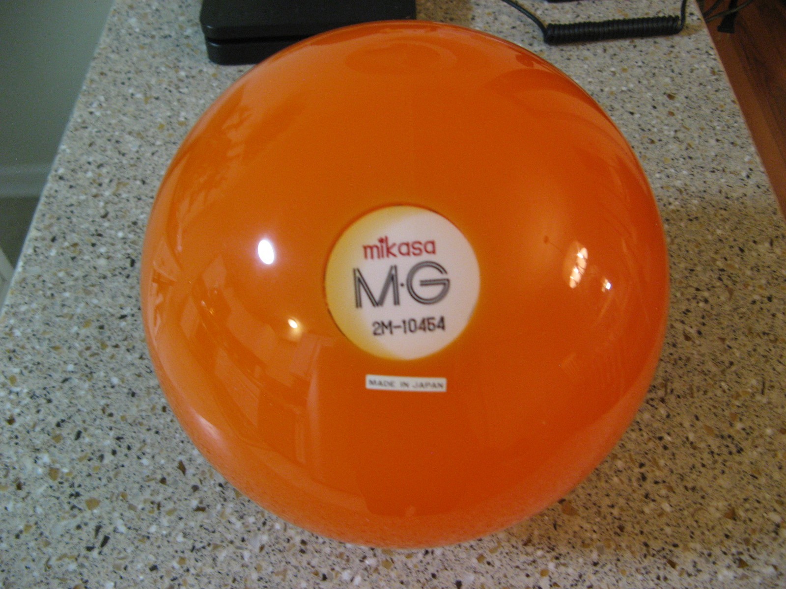 RARE NEW 12 lb 9oz undrilled Mikasa bowling ball acrylic ora