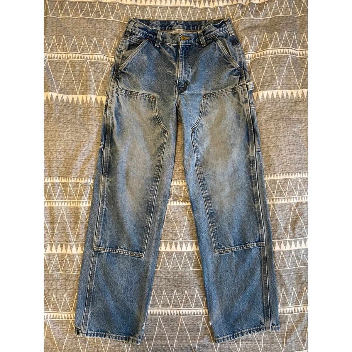 Carhartt Double Knee Jeans In Men's Jeans for sale | eBay