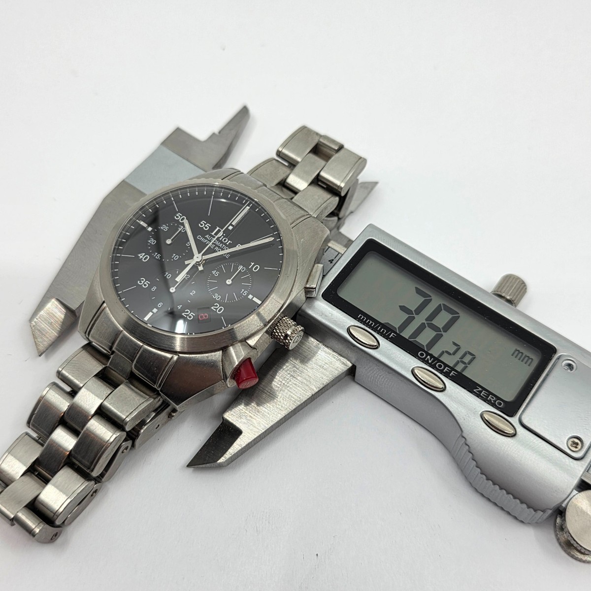 Dior Homme Chiffre Rouge Automatic Chronograph Black Dial Steel | eBay