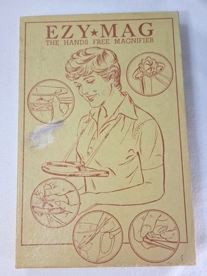 Donegan Ezy-Mag Hands-Free Magnifier with Large 4'' Lens & a Small Hi-Power Lens