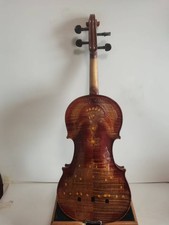 Master 4/4 violin Solid Flamed maple back spruce top hand carved K4234
