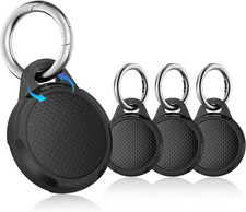 Airtag Holder 4 Pack, IP68 Waterproof Airtag Keychain Holder