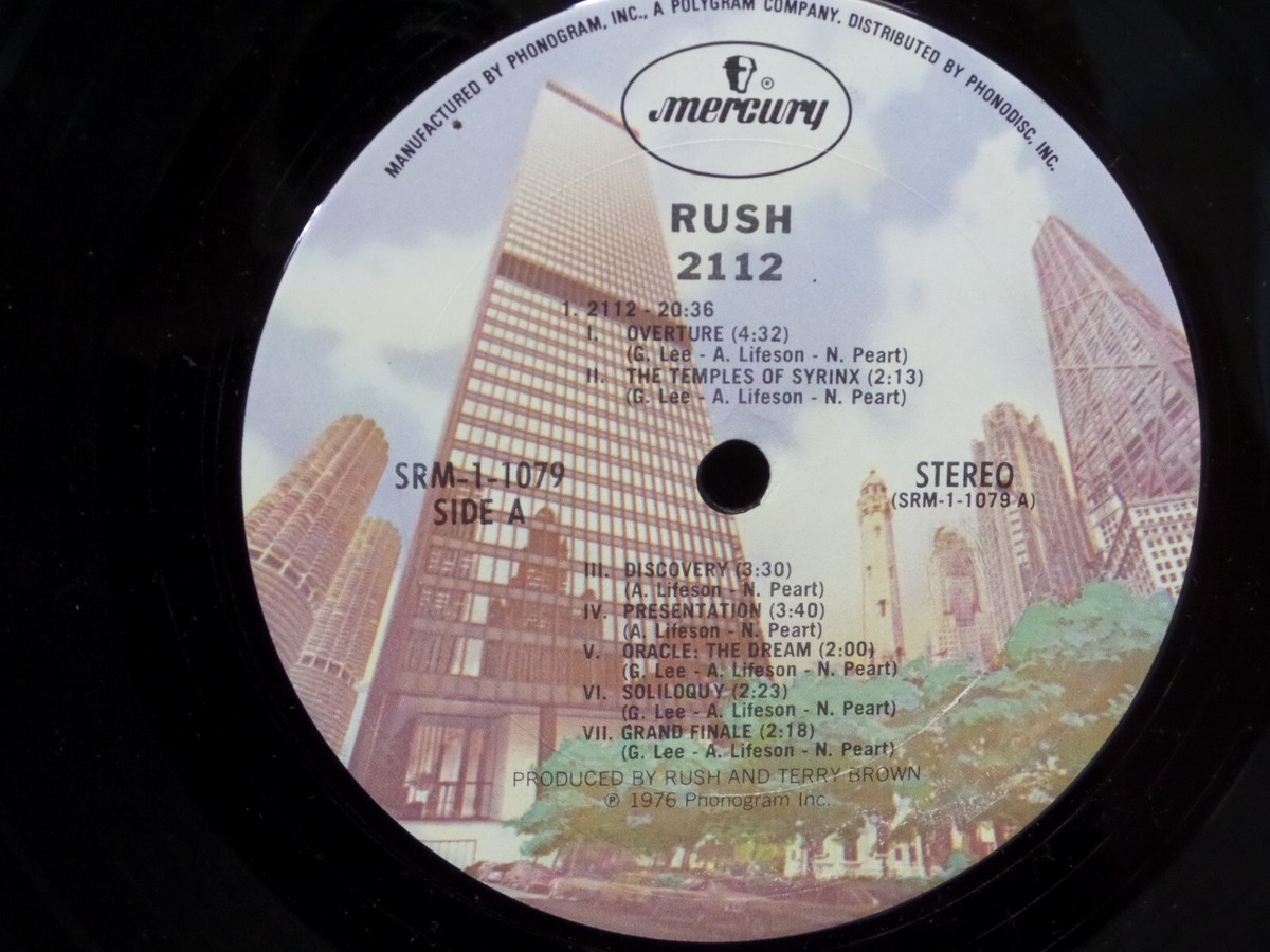 RUSH '2112' '76 mercury / gatefold / ex | eBay