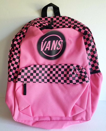Vans New with Tags Realm Taper Off Azalea Pink Backpack School Pack