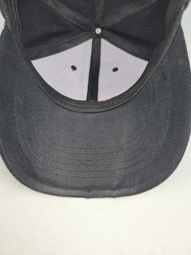 "DAMN." Adult Novelty Adjustable Strapback Black Embroidered Baseball Hat Cap - Picture 8 of 10