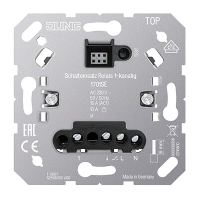 Jung 1701SE Schalteinsatz Relais 1-kanalig mit Nebenstelleneingang #H22