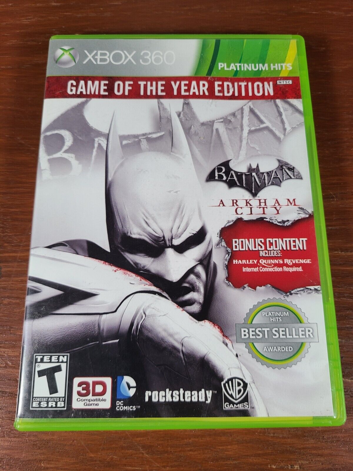 Batman Arkham City Game of The Year Xbox 360